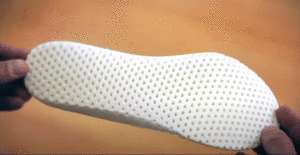Xero X1 Barefoot Basketball Shoe tested in hand - insole