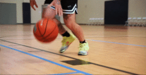 Xero X1 Barefoot Basketball Shoe tested in hand - on court 2