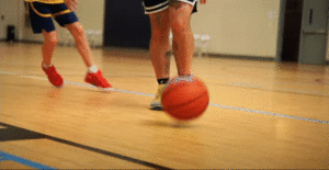Xero X1 Barefoot Basketball Shoe tested in hand - on court