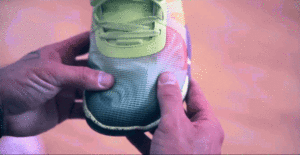 Xero X1 Barefoot Basketball Shoe tested in hand toe box