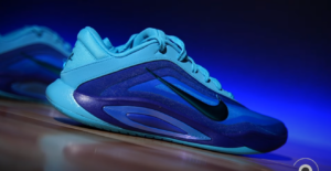 Nike A'One tested in hand - side view
